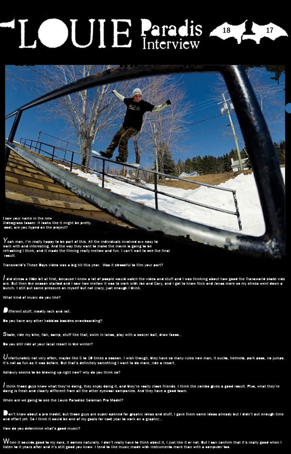 Louie Interview on House of 1817 blog.