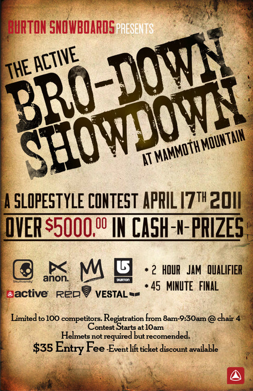 The Bro Down Show Down At Mammoth