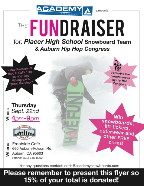 Academy Fundraiser/VG premiere.