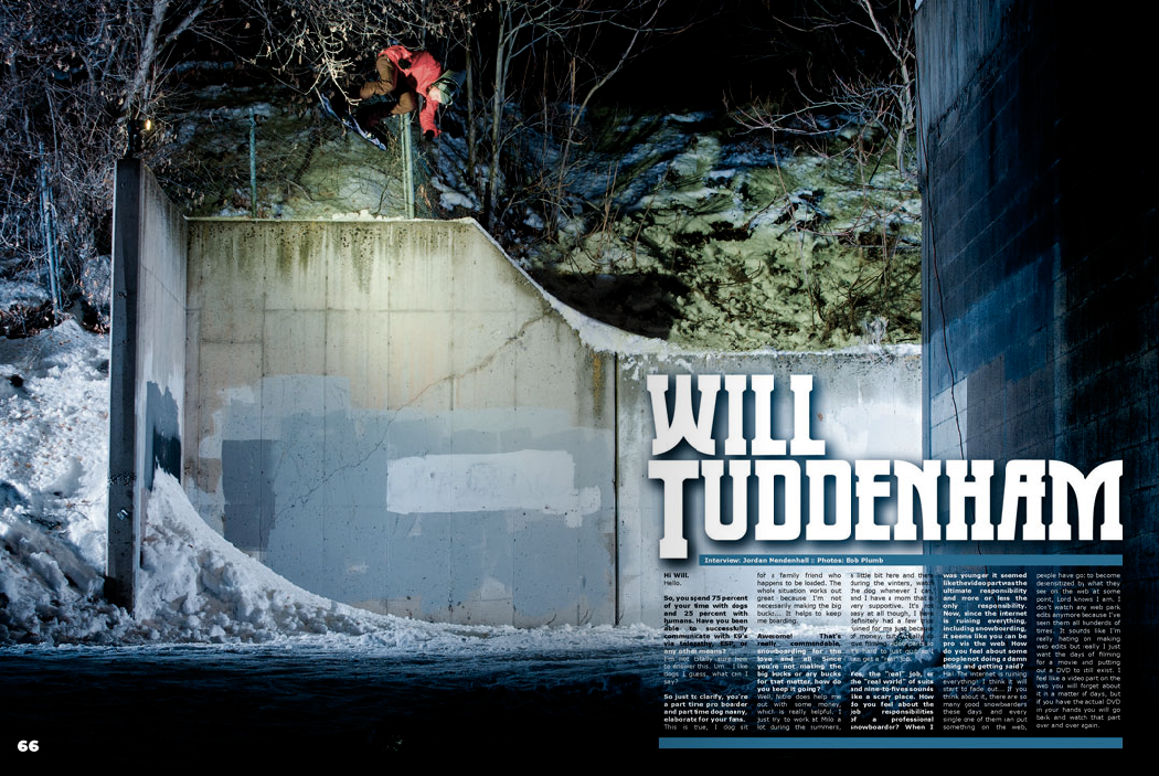 Will Tuddenham Bliss Interview