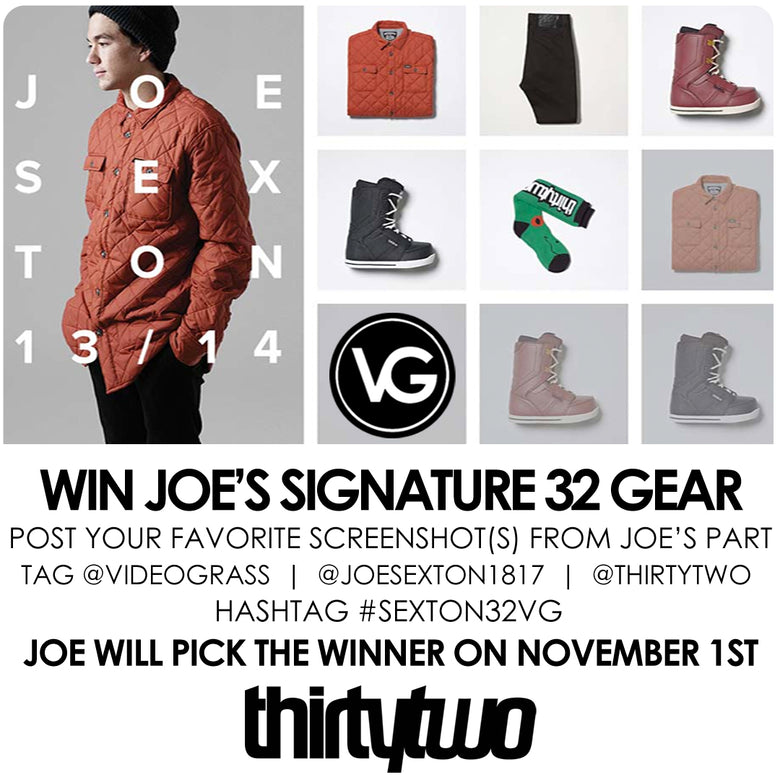 Joe Sexton 32 Signature Gear Giveaway