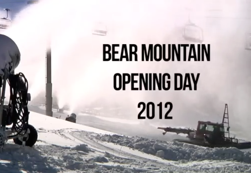 BEAR OPENING DAY from BEAR MTN