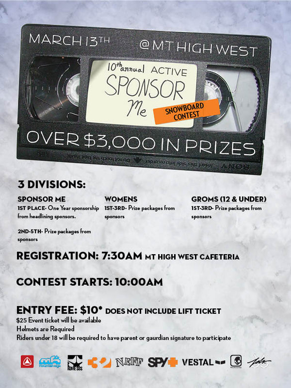 Active Sponsor Me Contest