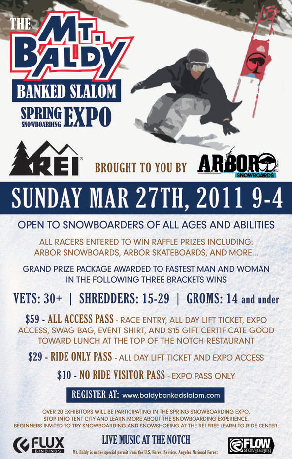Baldy Banked Slalom March 27th