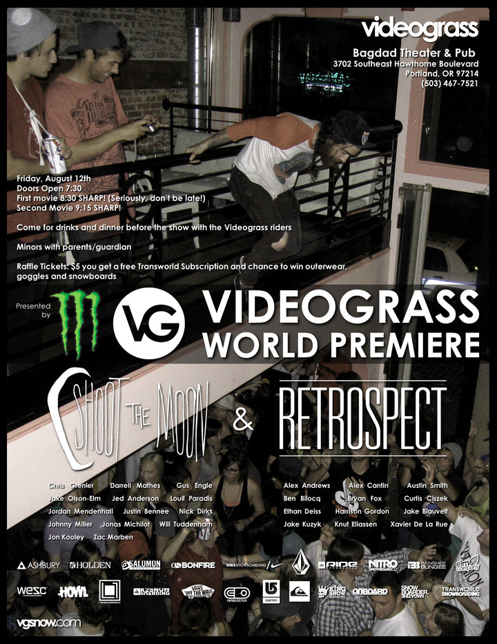 Videograss World Premier August 12th